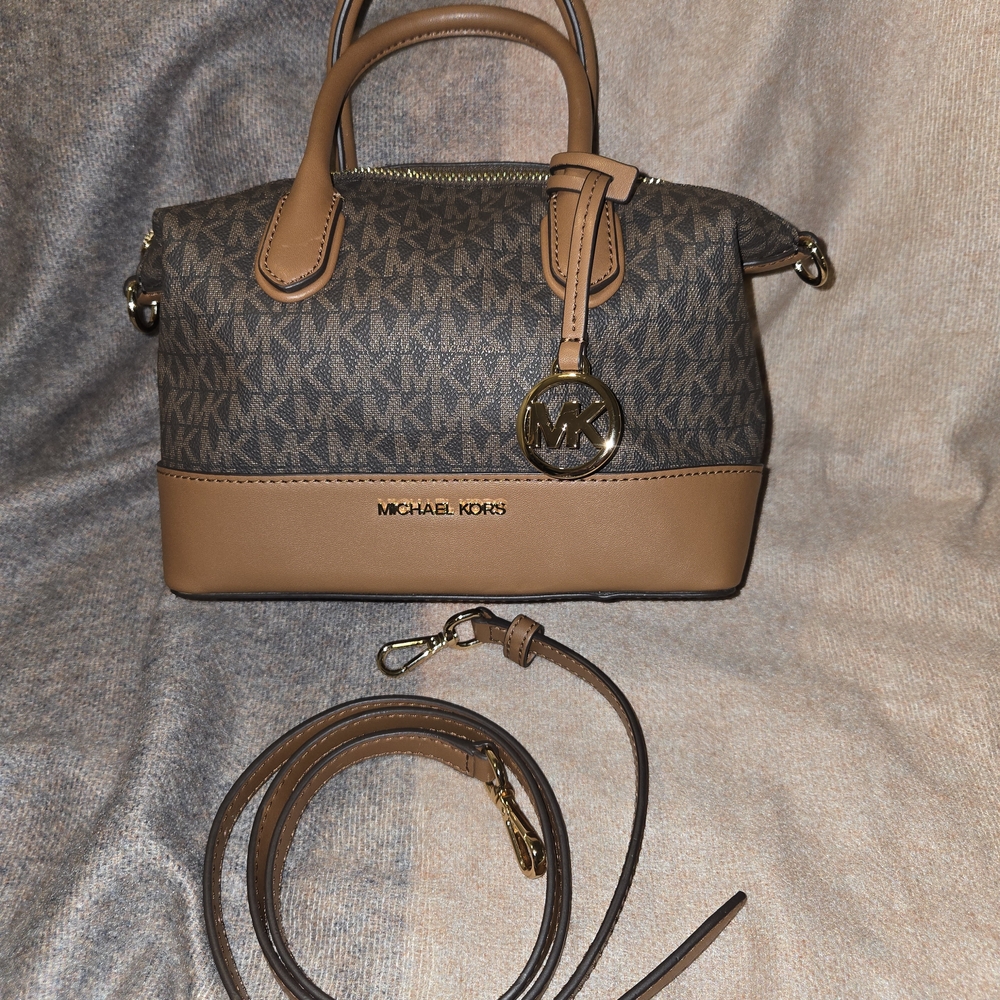 Michael Kors Brown and Tan Women's Bag